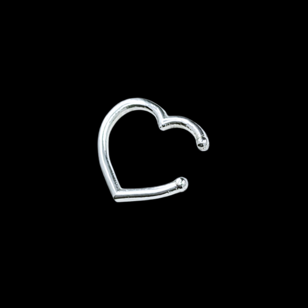 Small Heart Fake Nose Piercing - Inchoo Bijoux