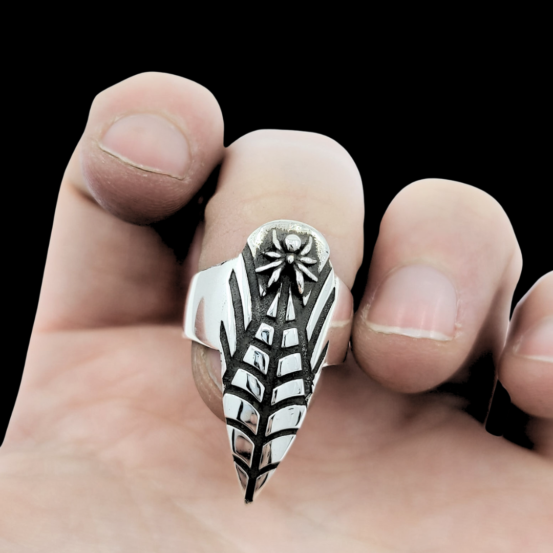 Spider and Web Stiletto Nail Claw Ring - Inchoo Bijoux