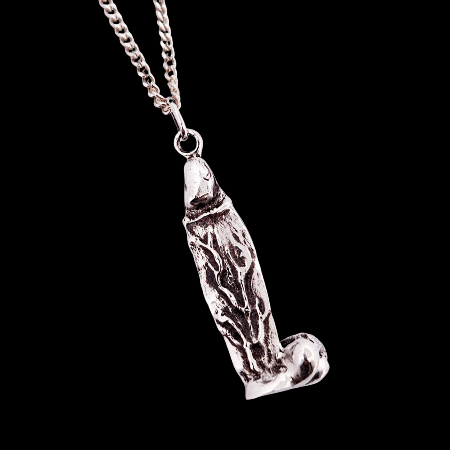 Praying for Dick Sterling Silver Double Sided Pendant - Inchoo Bijoux
