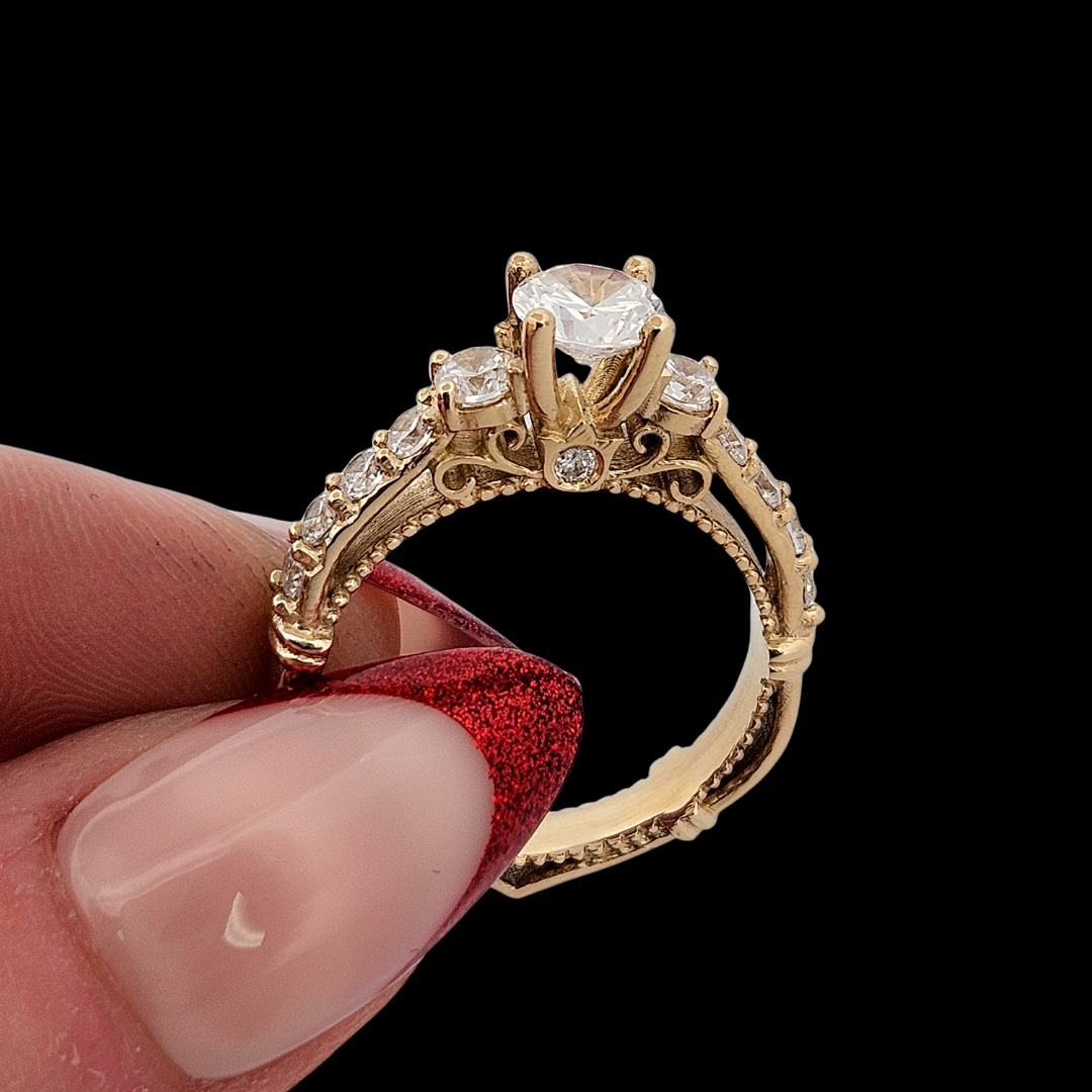 Fit for a Demoness Ring - Gold and Diamonds - Inchoo Bijoux