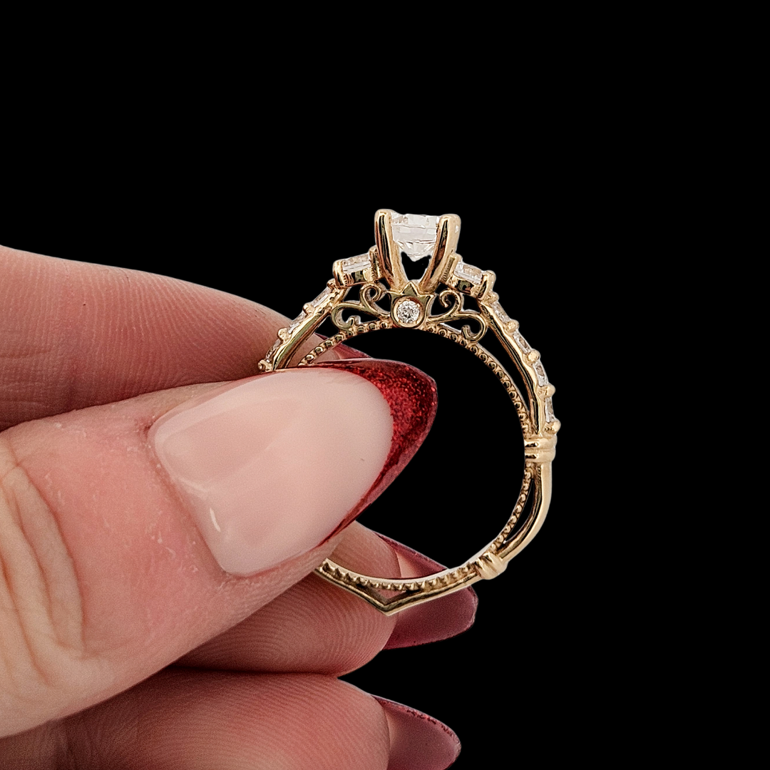 Fit for a Demoness Ring - Gold and Diamonds - Inchoo Bijoux