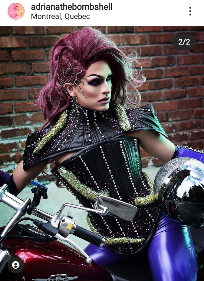 The Snake Charmer Head Piece - Adriana - Canada's Drag Race -