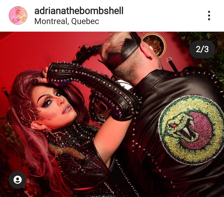 The Snake Charmer Head Piece - Adriana - Canada's Drag Race -
