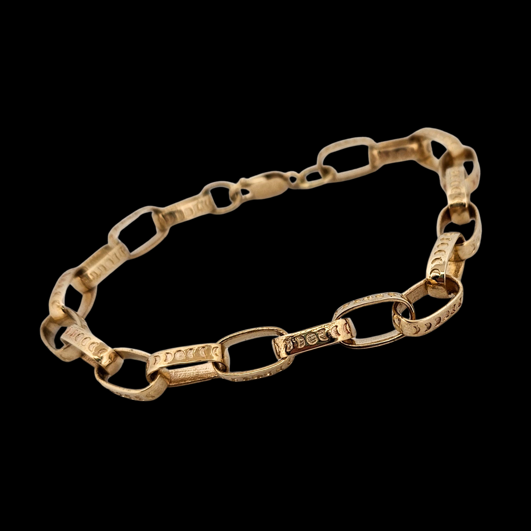 Moon Phase Delicate Light Gold Bracelet - Gold Options - Inchoo Bijoux