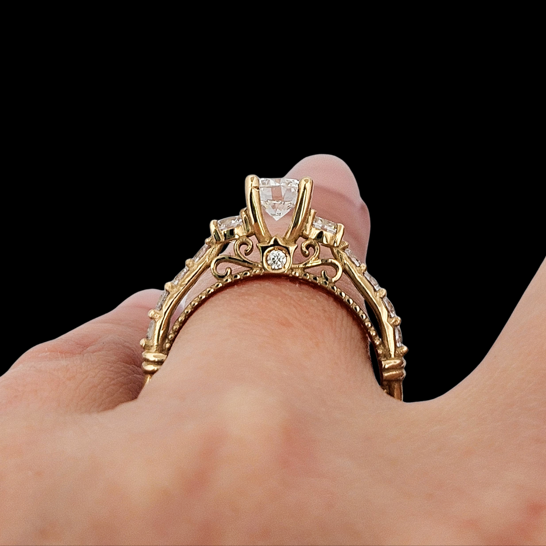 Fit for a Demoness Ring - Gold and Diamonds - Inchoo Bijoux