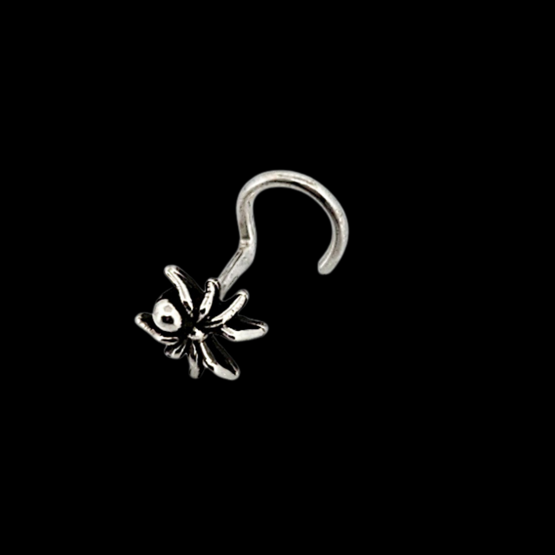 Small Spider Nose Stud - Inchoo Bijoux