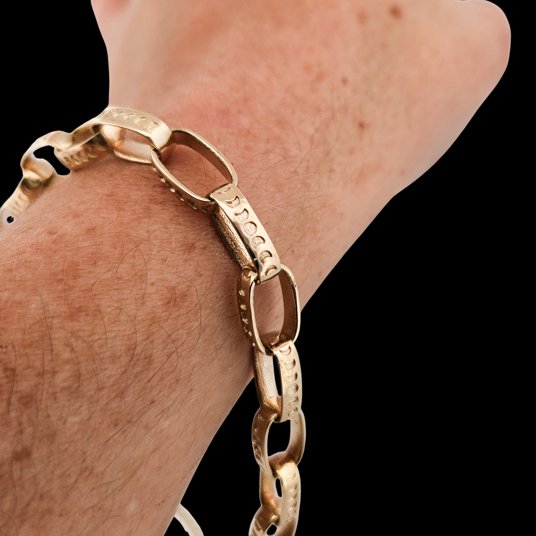 Moon Phase Delicate Light Gold Bracelet - Gold Options - Inchoo Bijoux