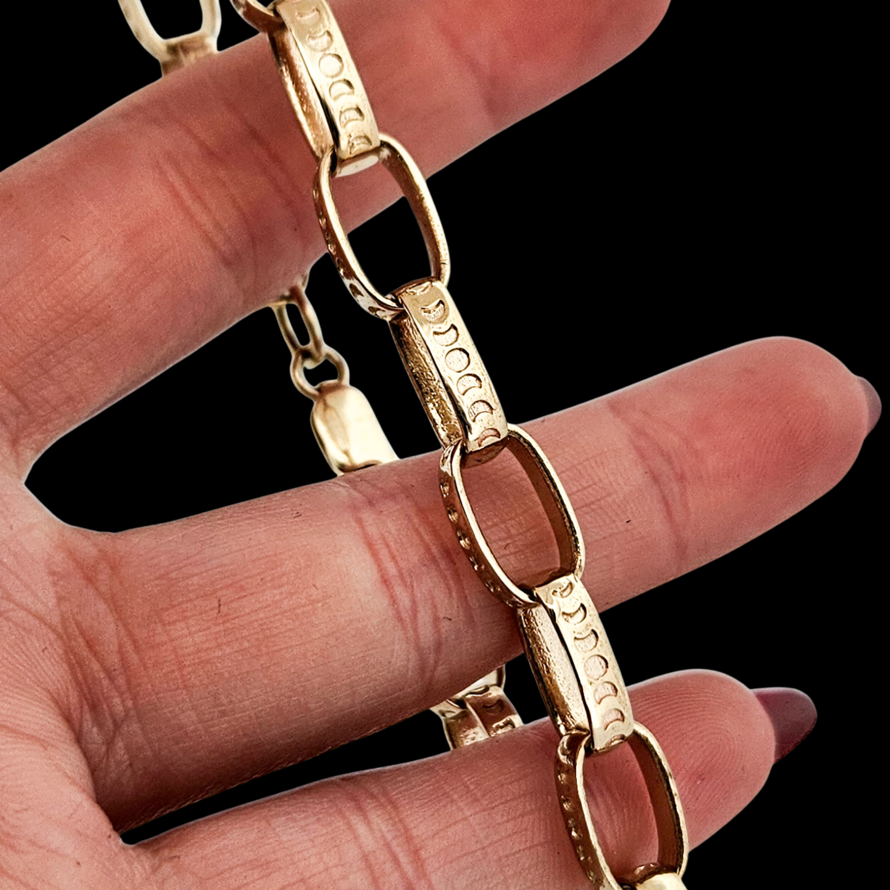 Moon Phase Delicate Light Gold Bracelet - Gold Options - Inchoo Bijoux