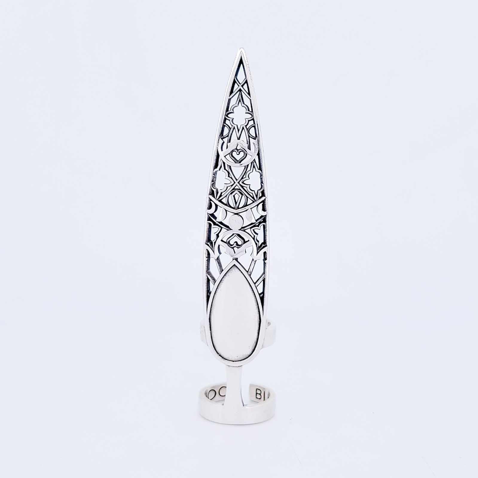 Stained Glass Extra Long Oversized Claw