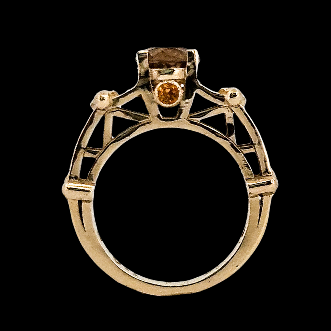 Victoria - Gold and Citrine Ring - Inchoo Bijoux