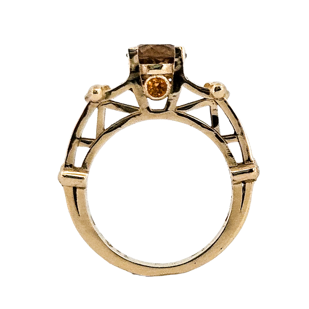 Victoria - Gold and Citrine Ring - Inchoo Bijoux