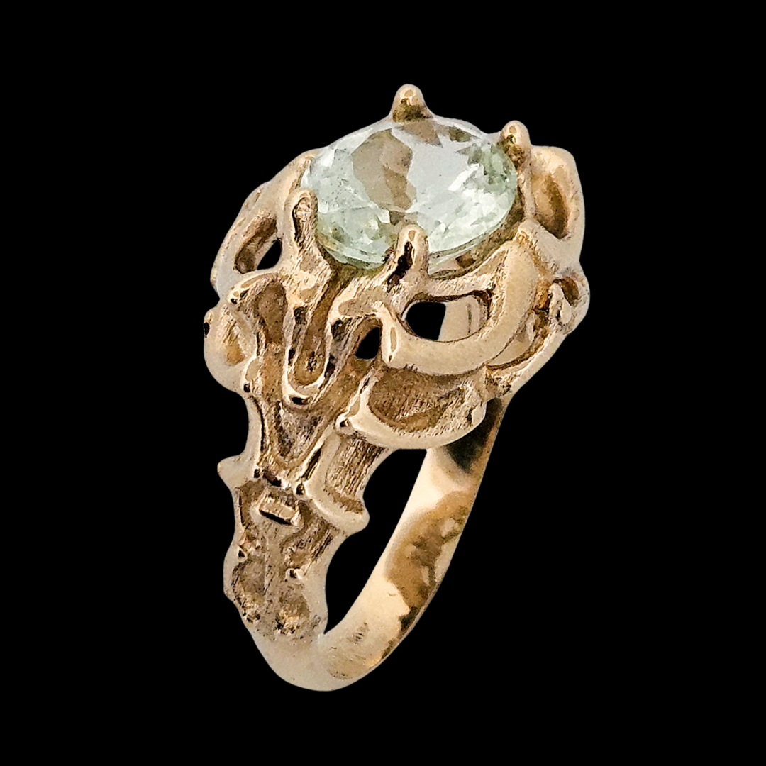 Disco & Decay Gold Ring - Beryl - Inchoo Bijoux