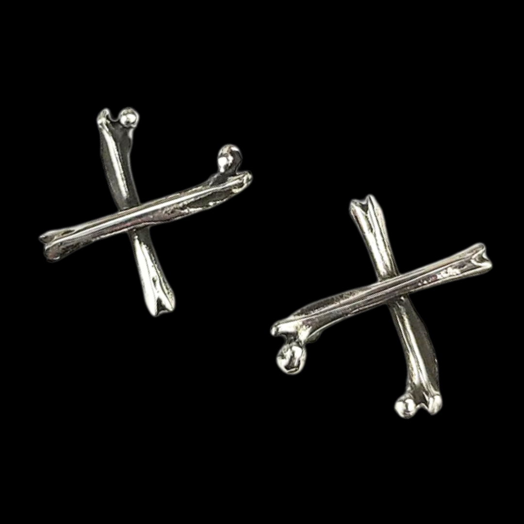 X Bone Earrings