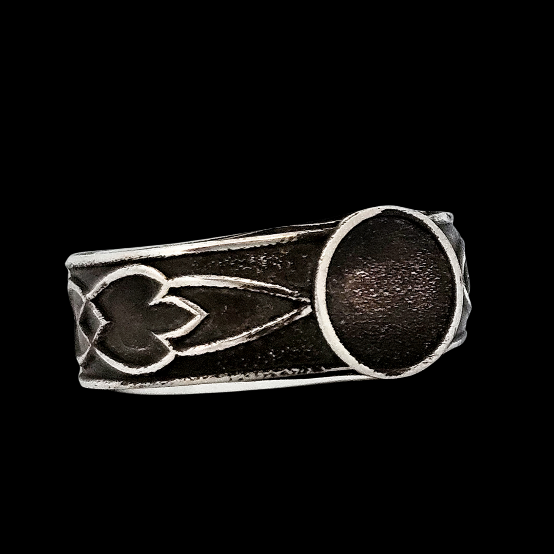 Elevation Signet Ring Band -  Sterling Silver