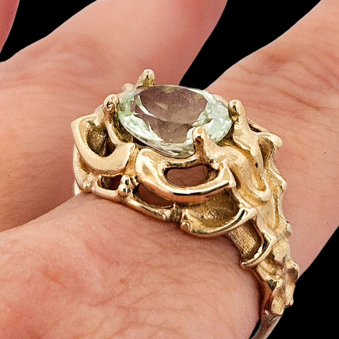 Disco & Decay Gold Ring - Beryl - Inchoo Bijoux