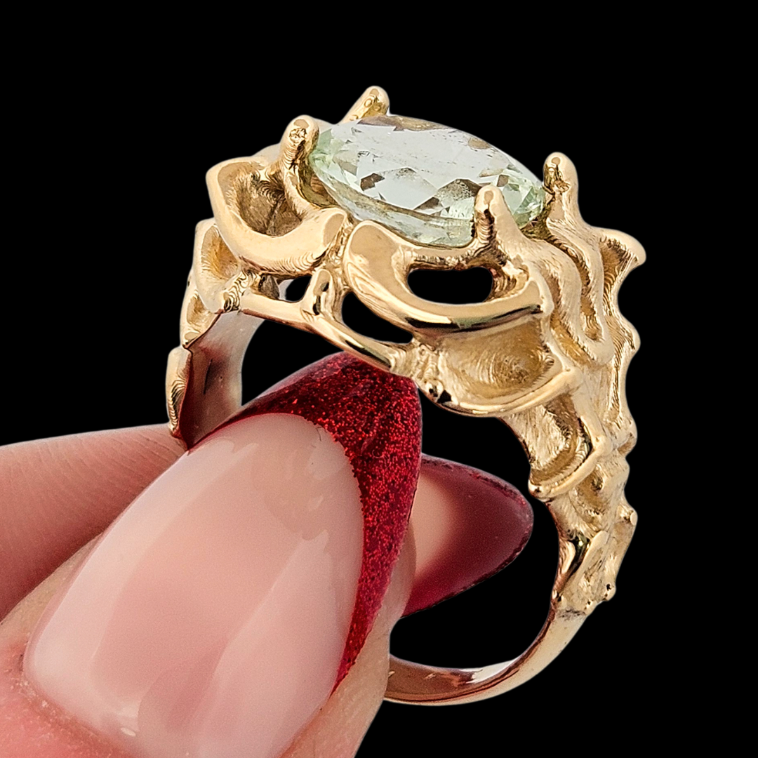 Disco & Decay Gold Ring - Beryl - Inchoo Bijoux