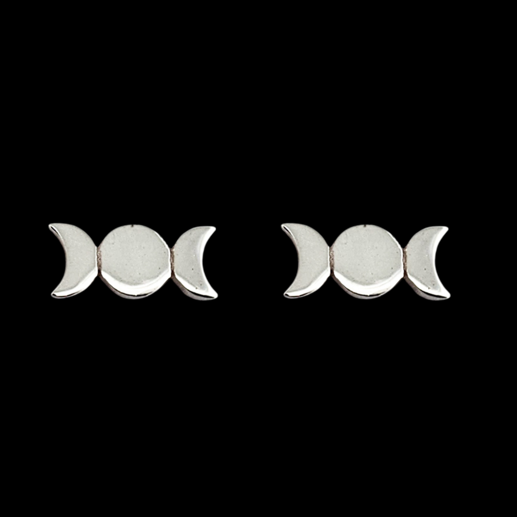 Bigger Moon Phase Earrings - Inchoo Bijoux