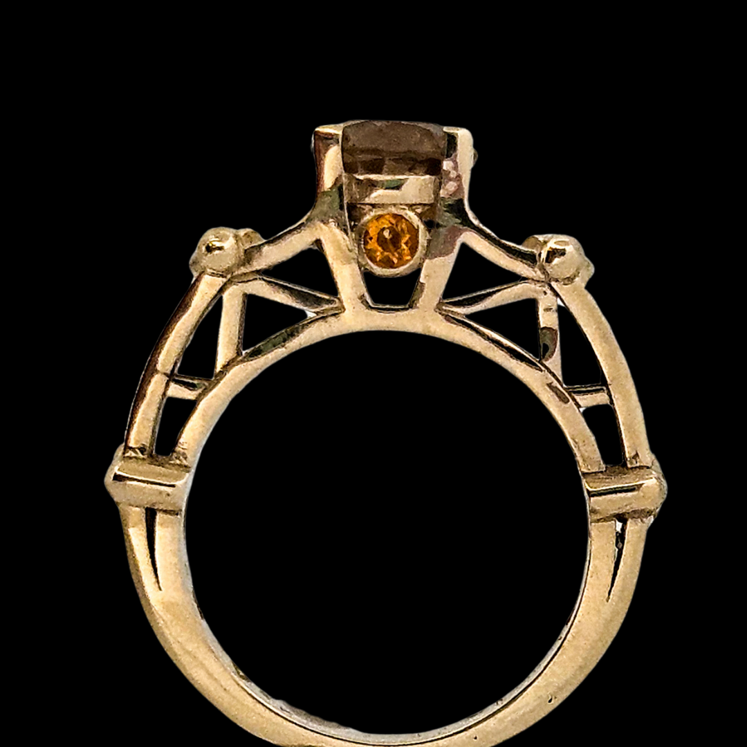 Victoria - Gold and Citrine Ring - Inchoo Bijoux