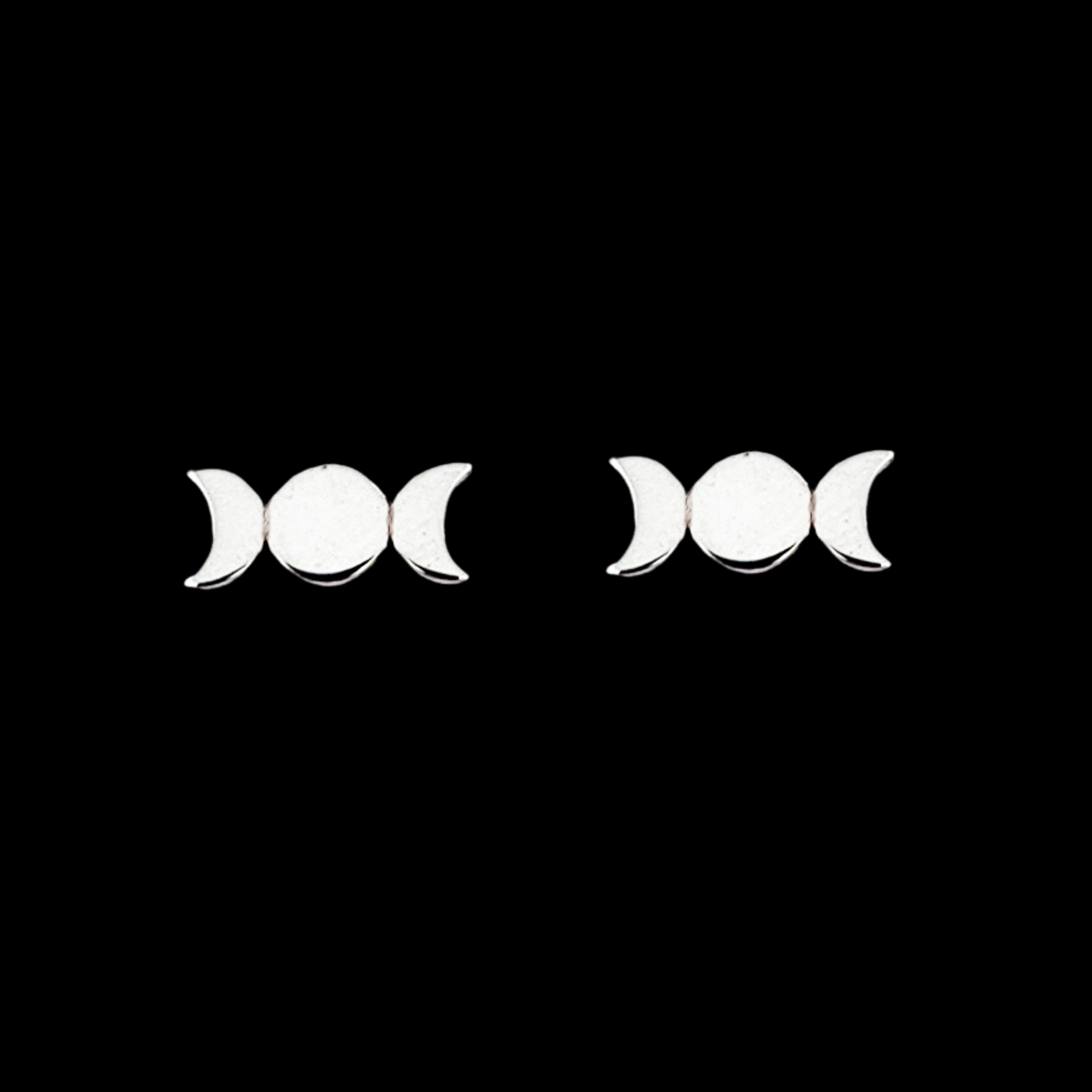 Bigger Moon Phase Earrings - Inchoo Bijoux