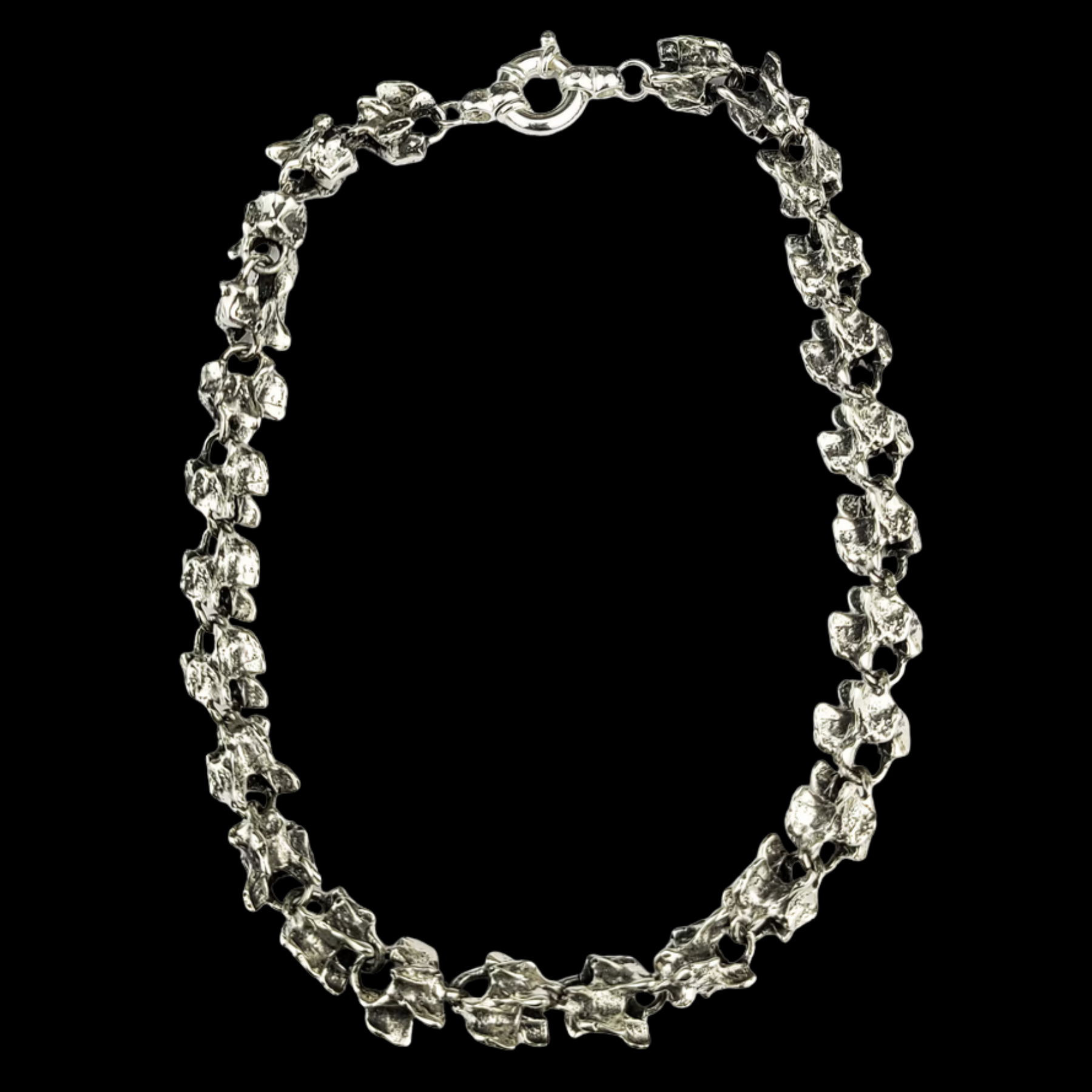 Thick 9mm Wide Vertebrae Spine Chain Necklace - Inchoo Bijoux