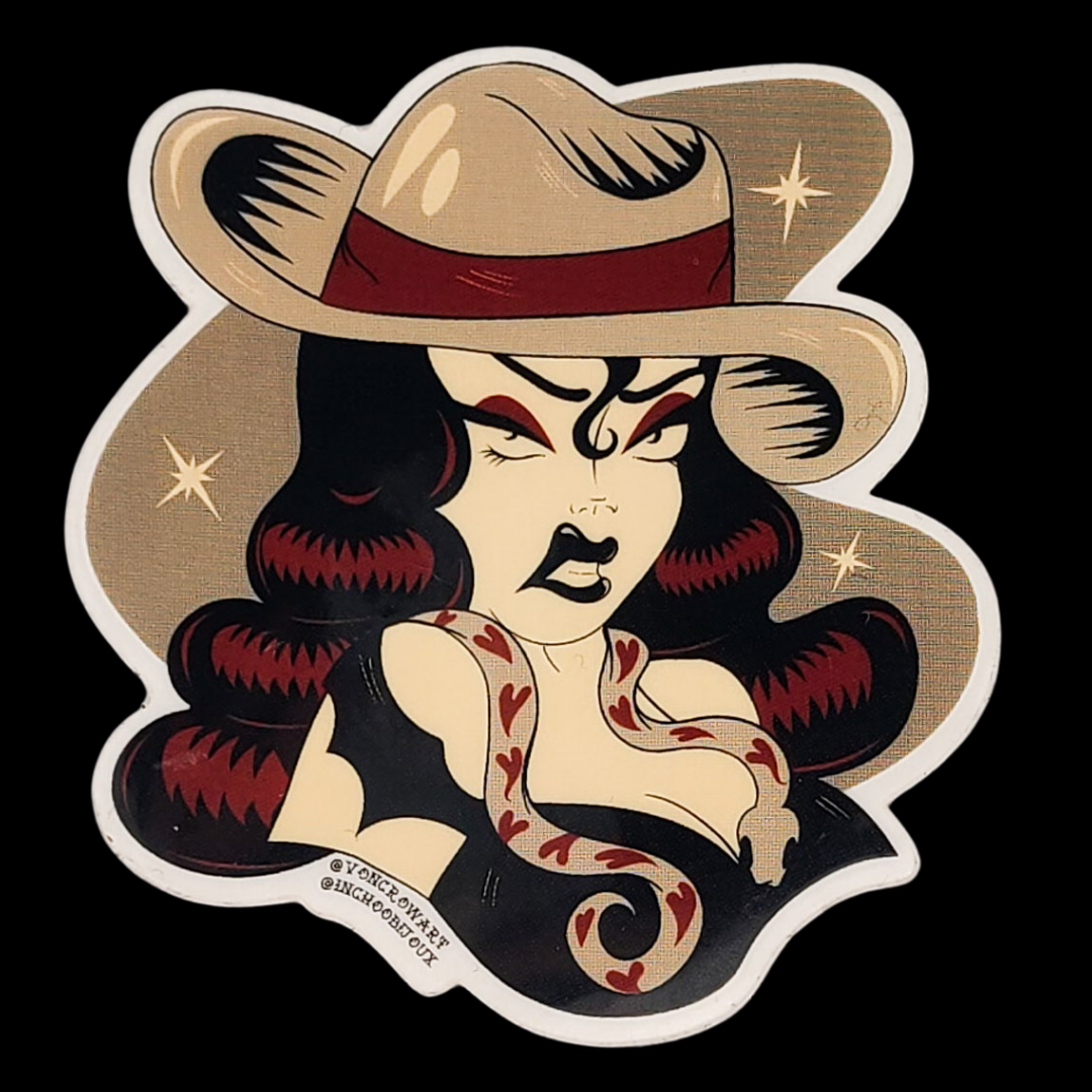 Jane Pin Up Sticker