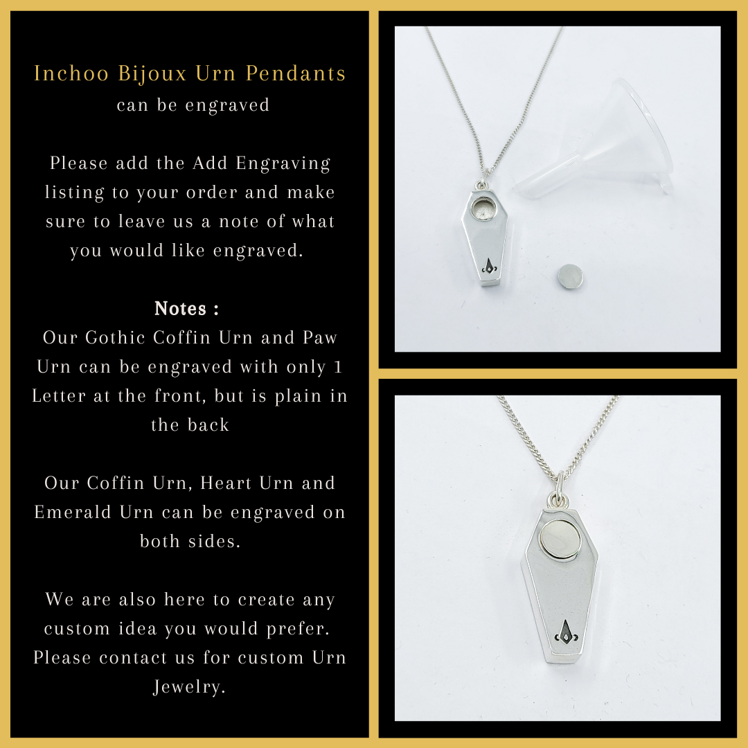 Sacred Heart Urn Pendant