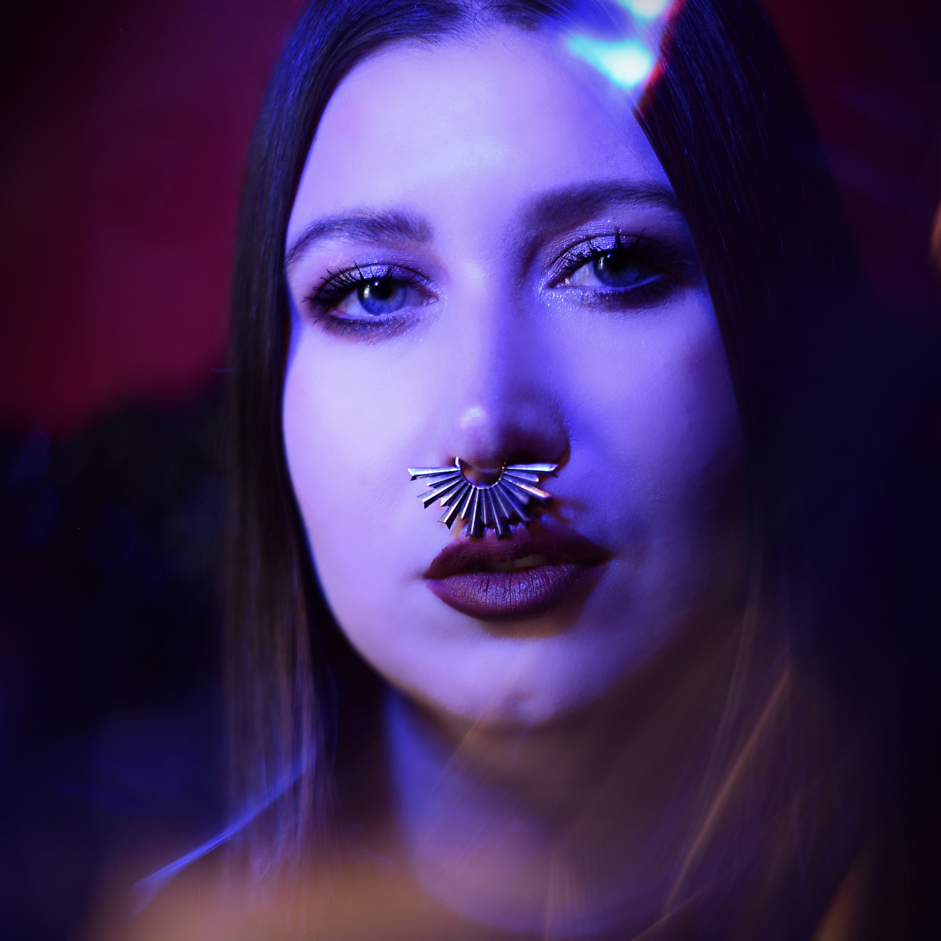 Art Deco Fan Oversized Septum