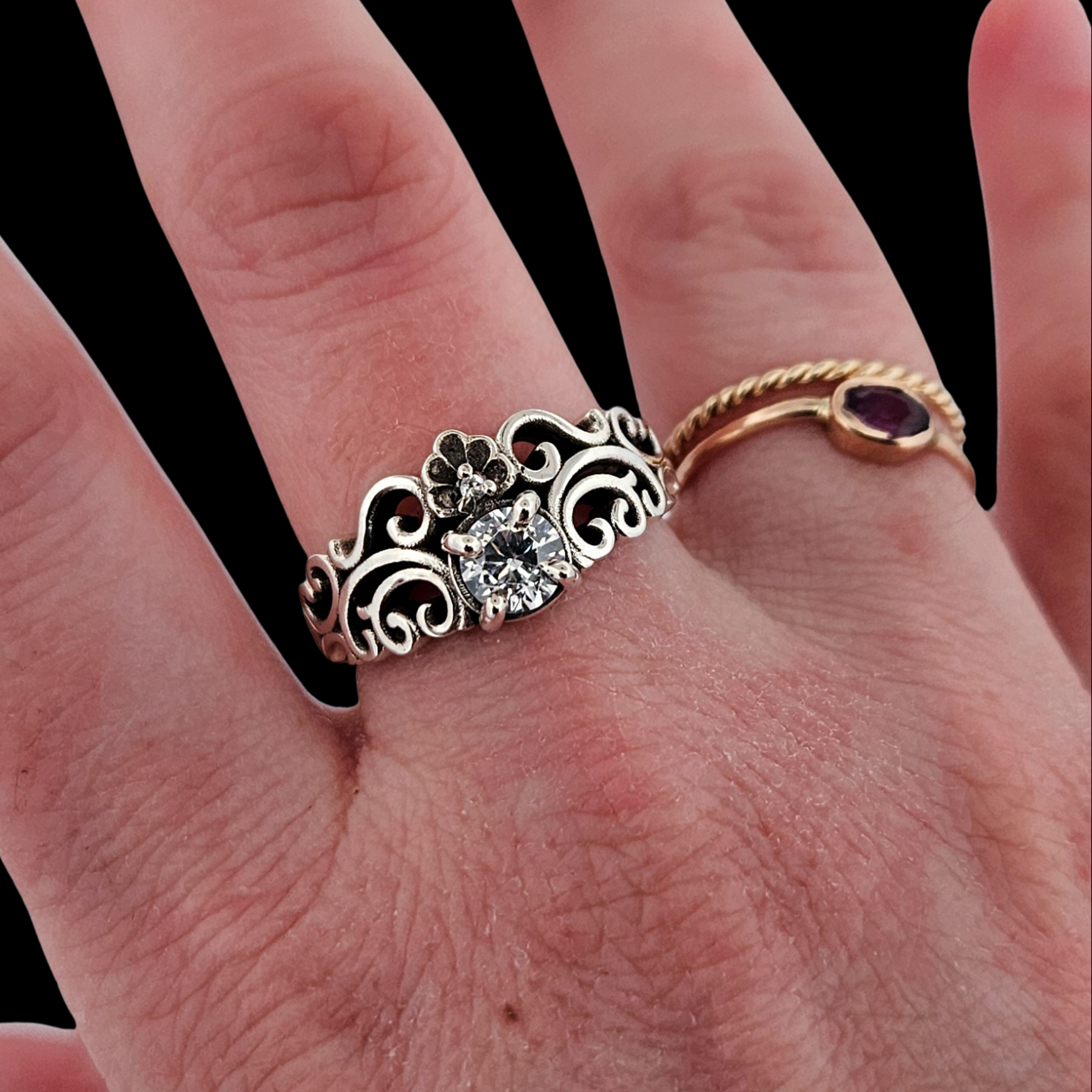 Birth of Venus Sterling Silver Ring - Inchoo Bijoux
