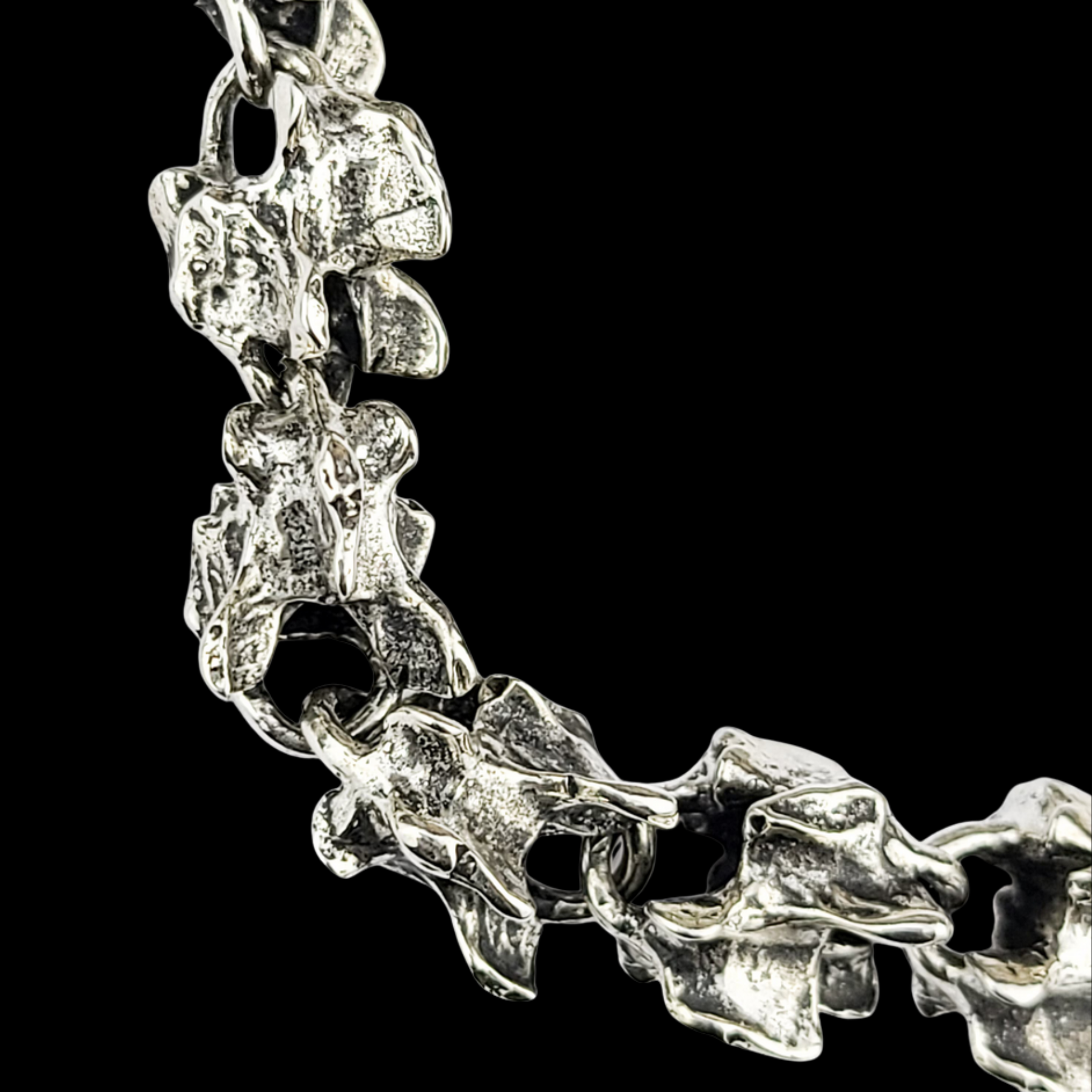 Thick 9mm Wide Vertebrae Spine Chain Necklace - Inchoo Bijoux