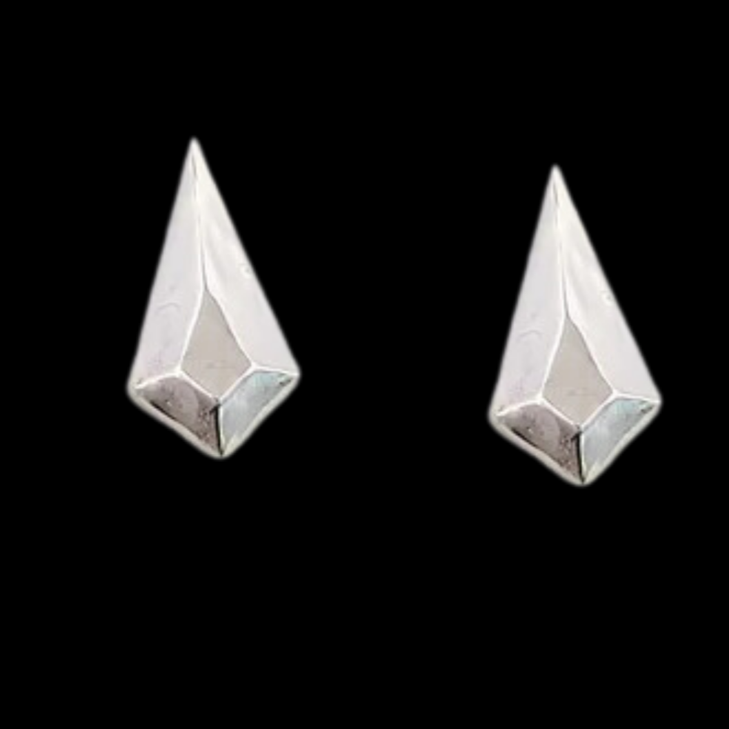 Crystal Gemstone Stud Posts, Minimal Earrings - Inchoo Bijoux