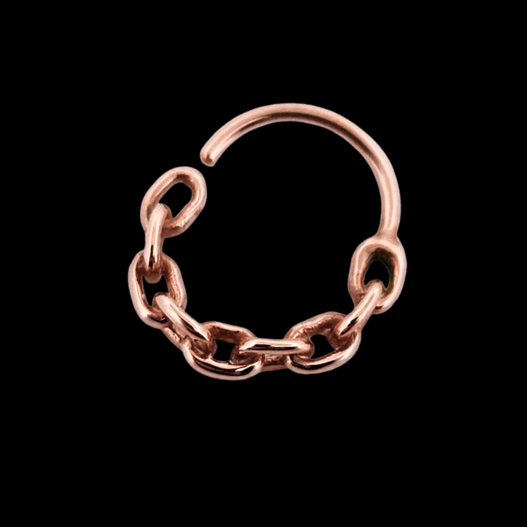 Gold Chain Septum Ring - Gold Options