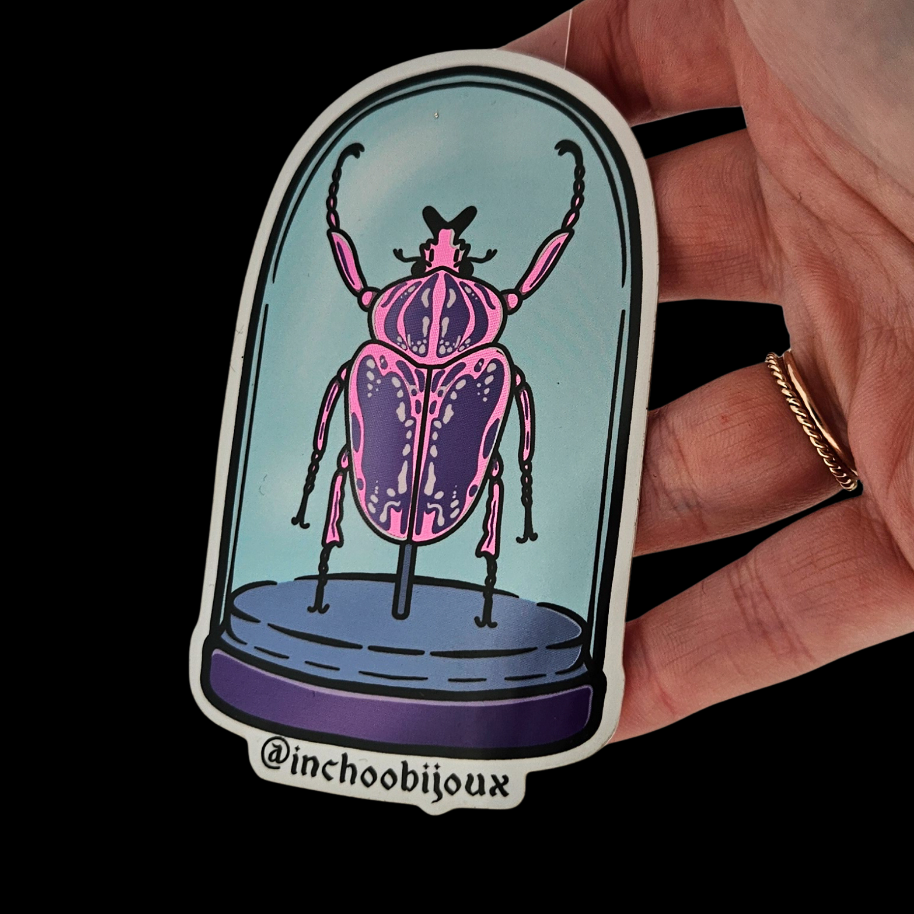 Glass Dome Goliath Sticker - Inchoo Bijoux