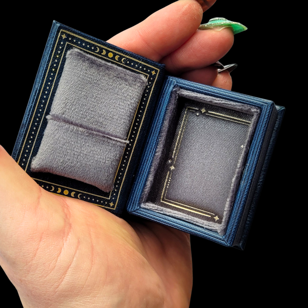 Blue Book Ring Box - Inchoo Bijoux