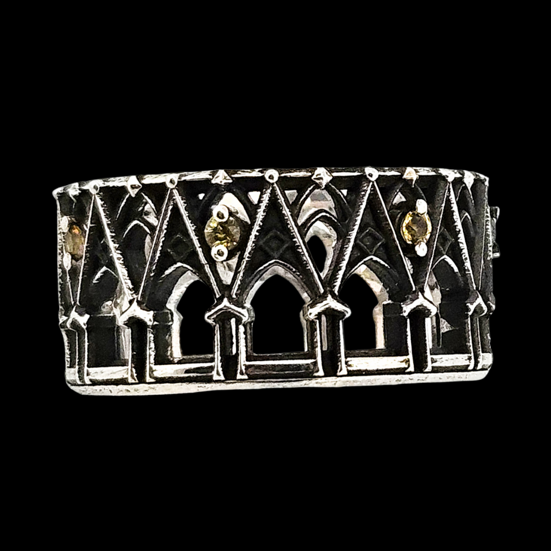 Mystic Ring Band - Yellow Sapphires - Inchoo Bijoux