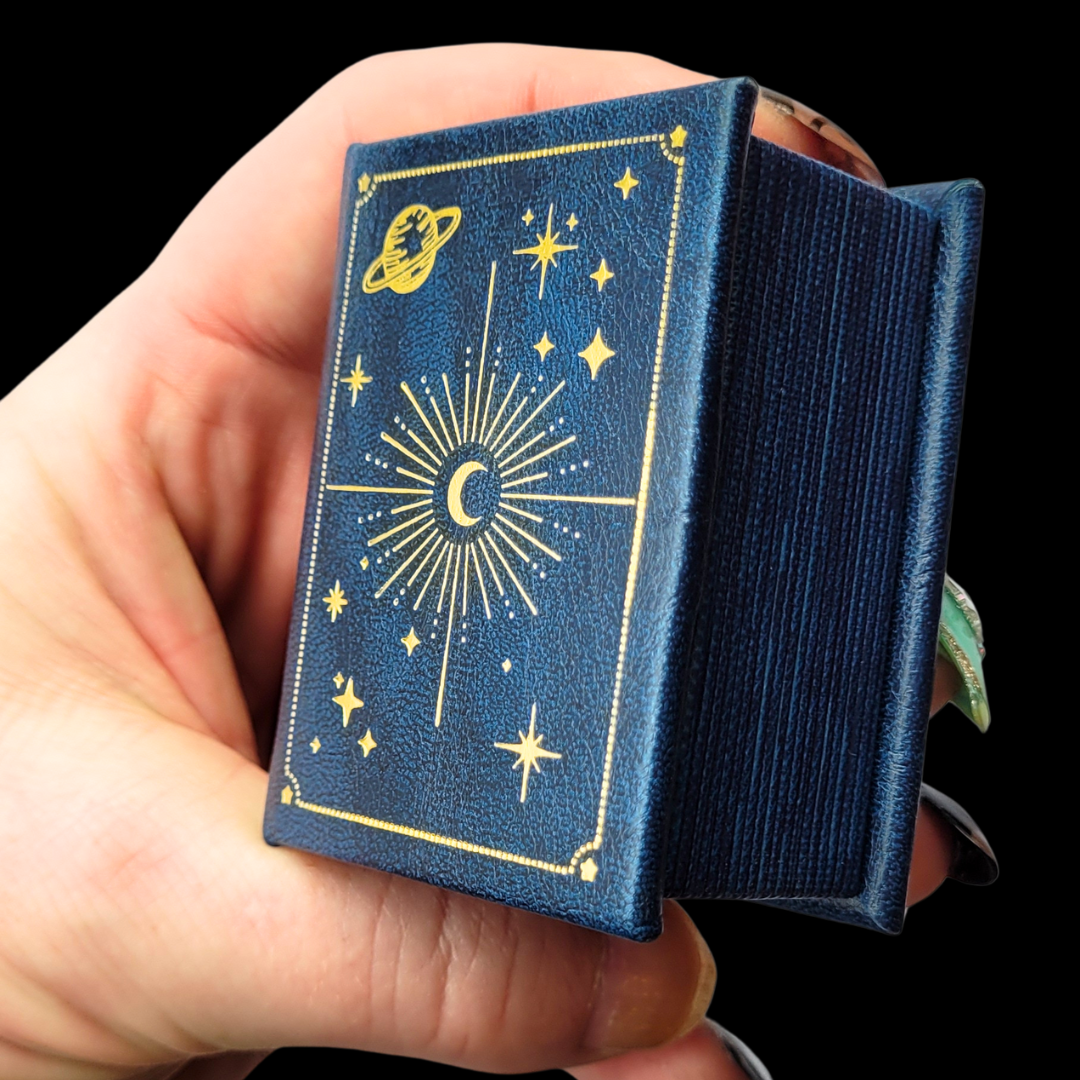 Blue Book Ring Box - Inchoo Bijoux