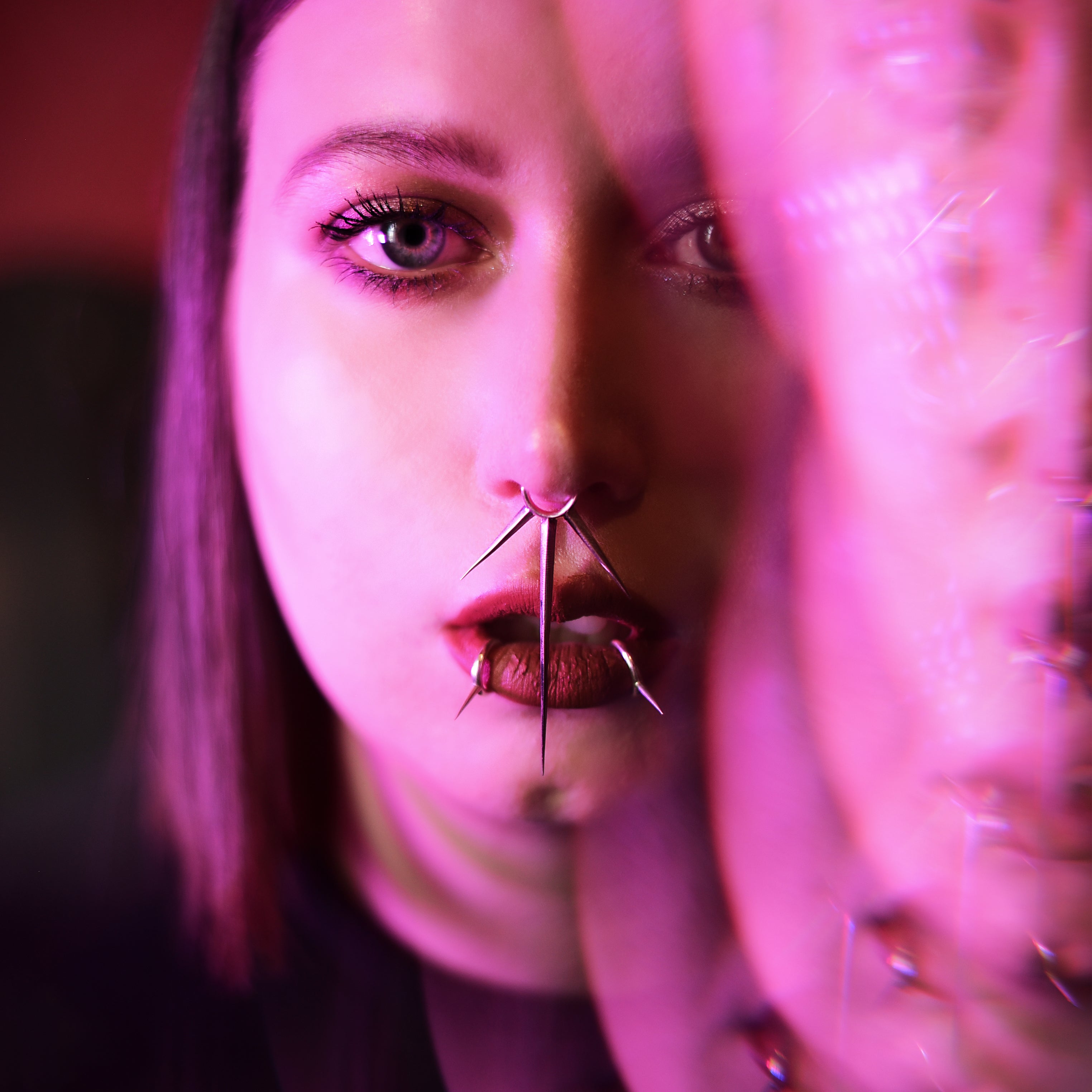 Extra Long Spike Septum Piercing - Gold Options