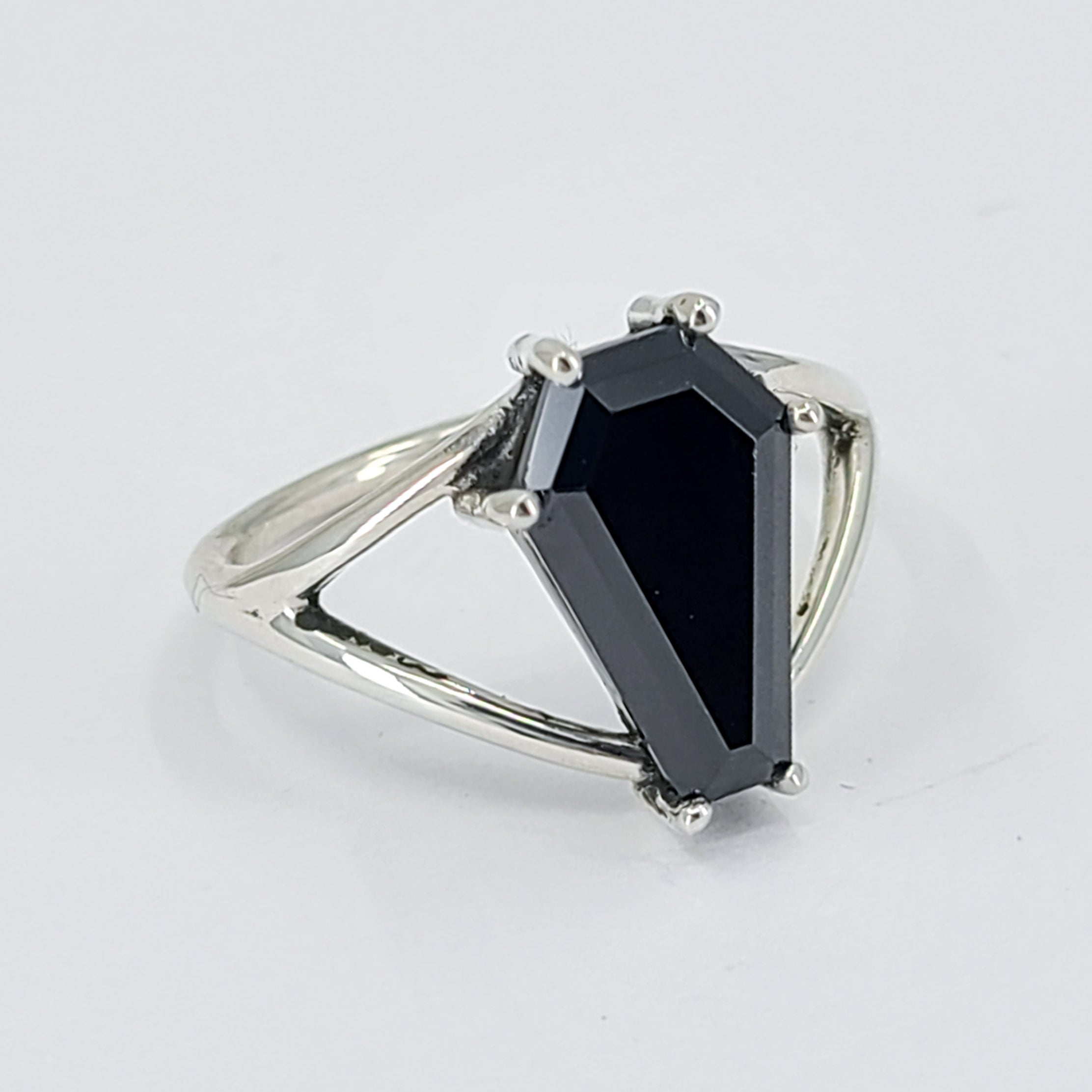 Big Coffin Sterling Silver Ring - 8x13 - Color Options - Inchoo Bijoux