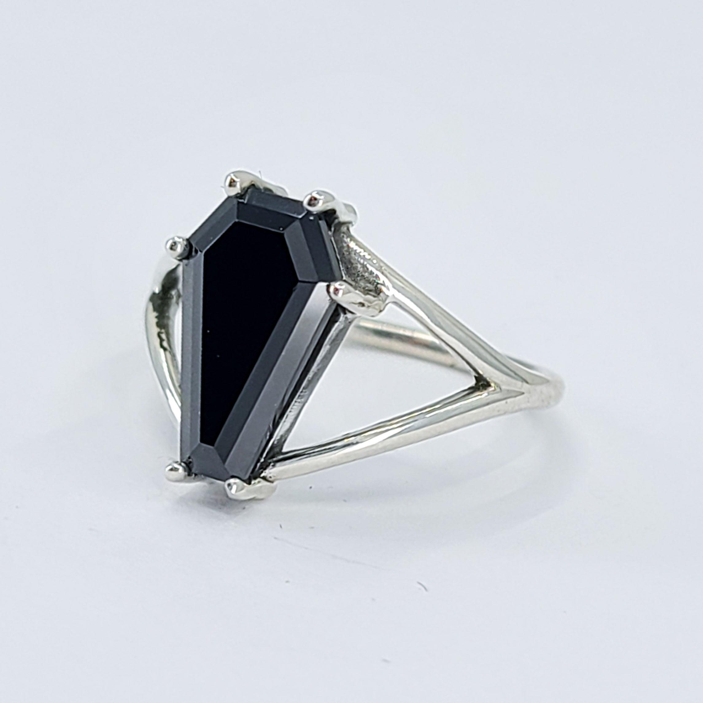 Big Coffin Sterling Silver Ring - 8x13 - Color Options - Inchoo Bijoux