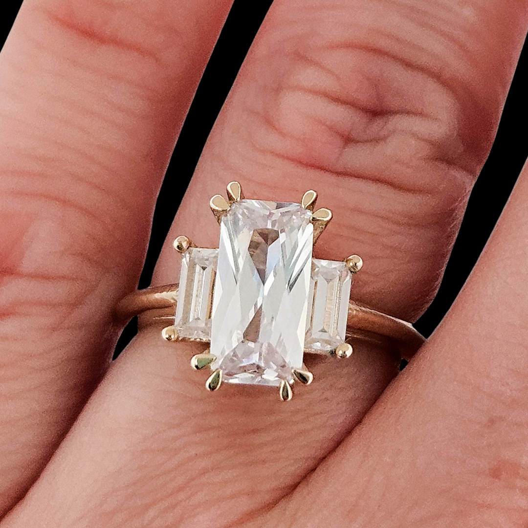 Sacred Church Ring - Solid Gold and Diamonds - Inchoo Bijoux