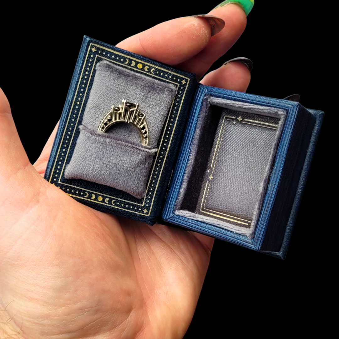 Blue Book Ring Box - Inchoo Bijoux