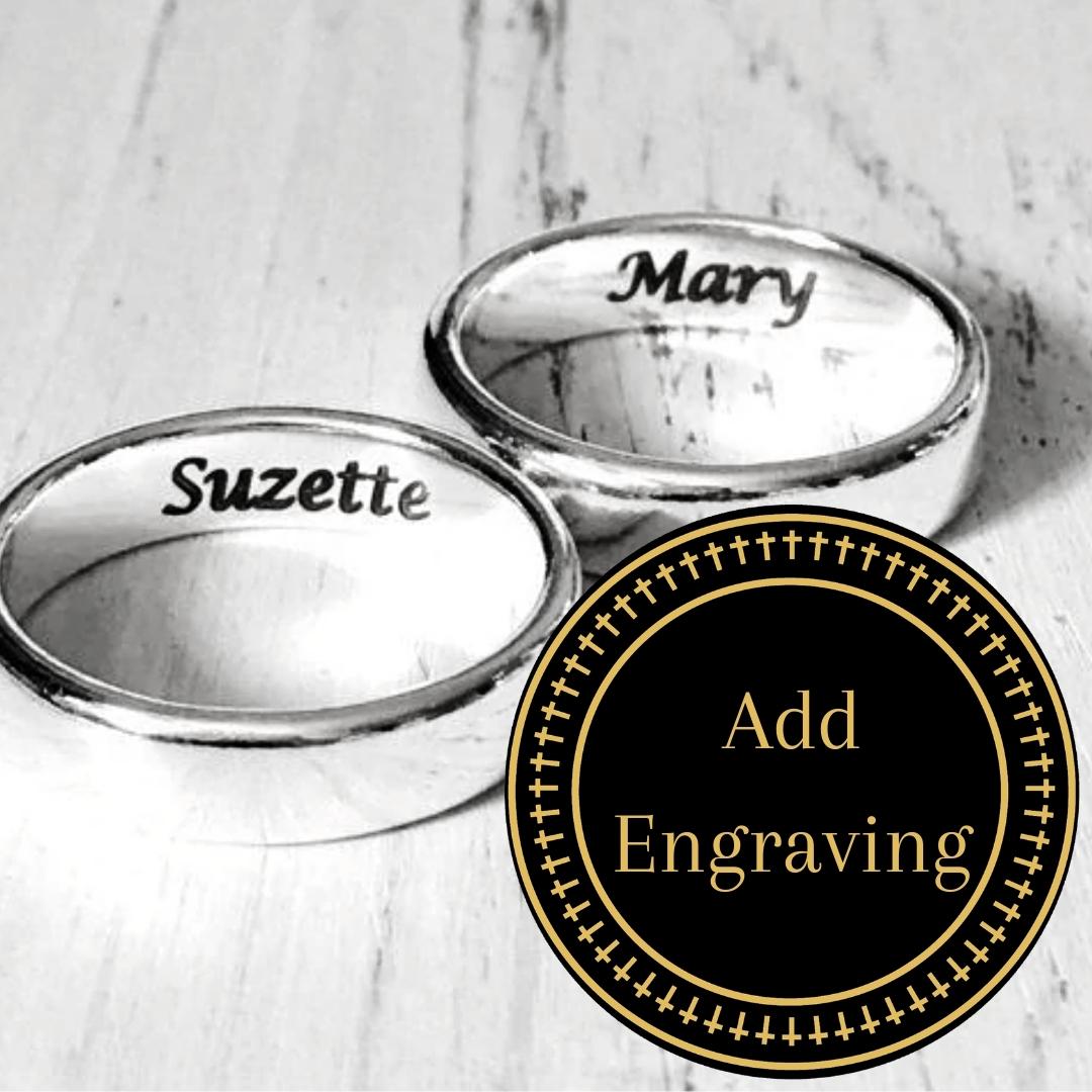 Add text in your Jewelry - Laser Engraving - Add-on - Inchoo Bijoux