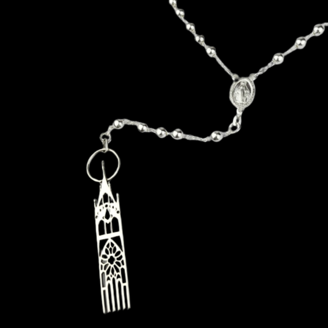 5mm Rosary Beads Necklace