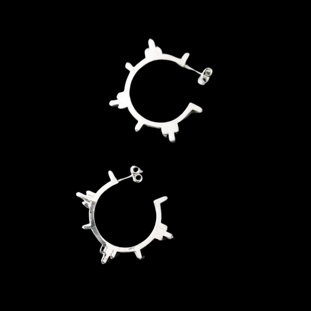 Celestial Open Hoop Earrings - Inchoo Bijoux