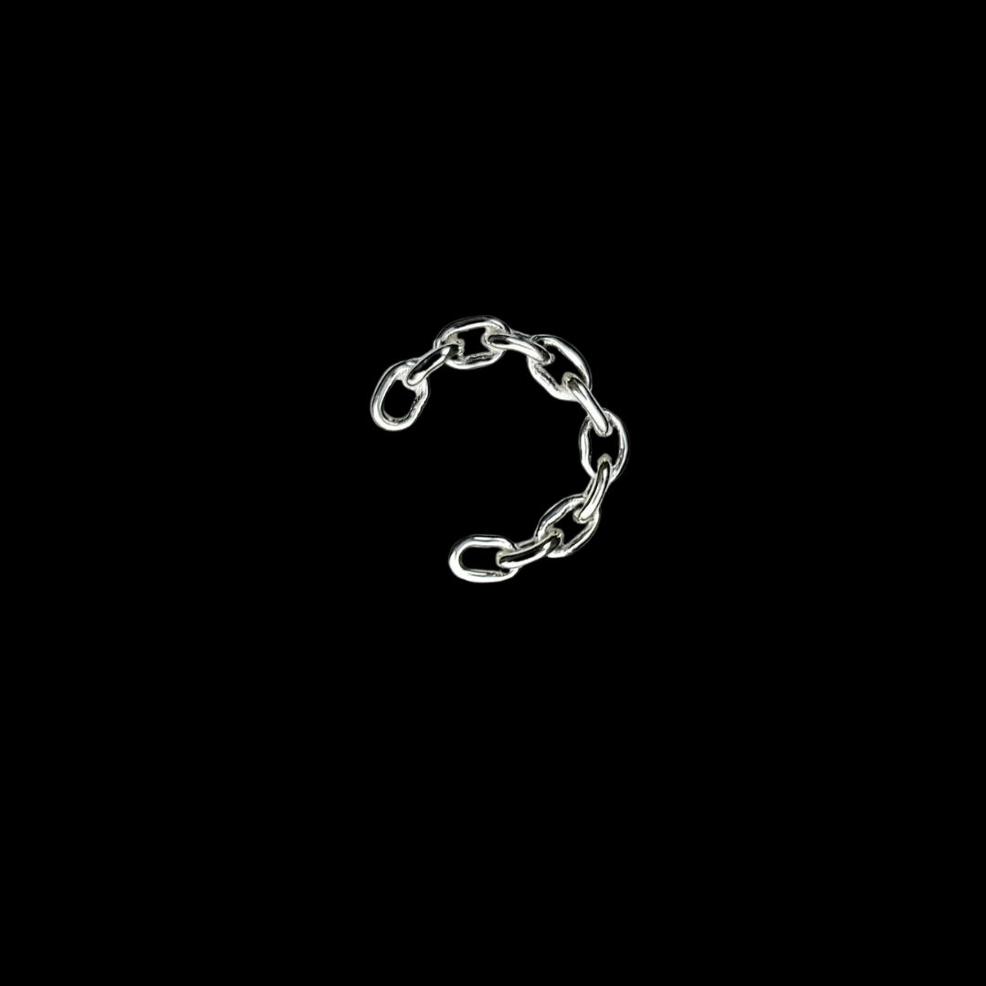 Chain Fake Lip Ring Piercing