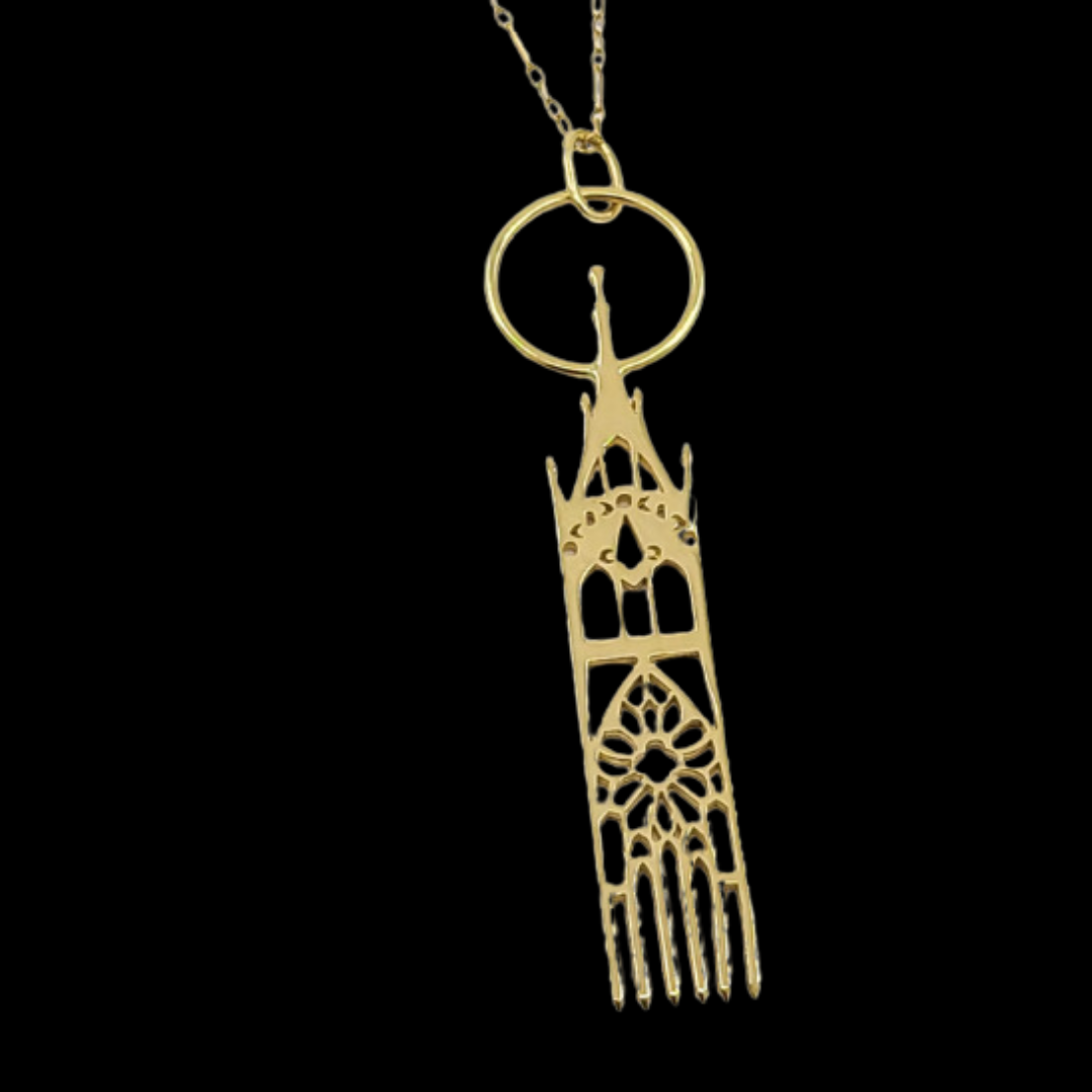 Moon Cathedral Pendant - Gold Options