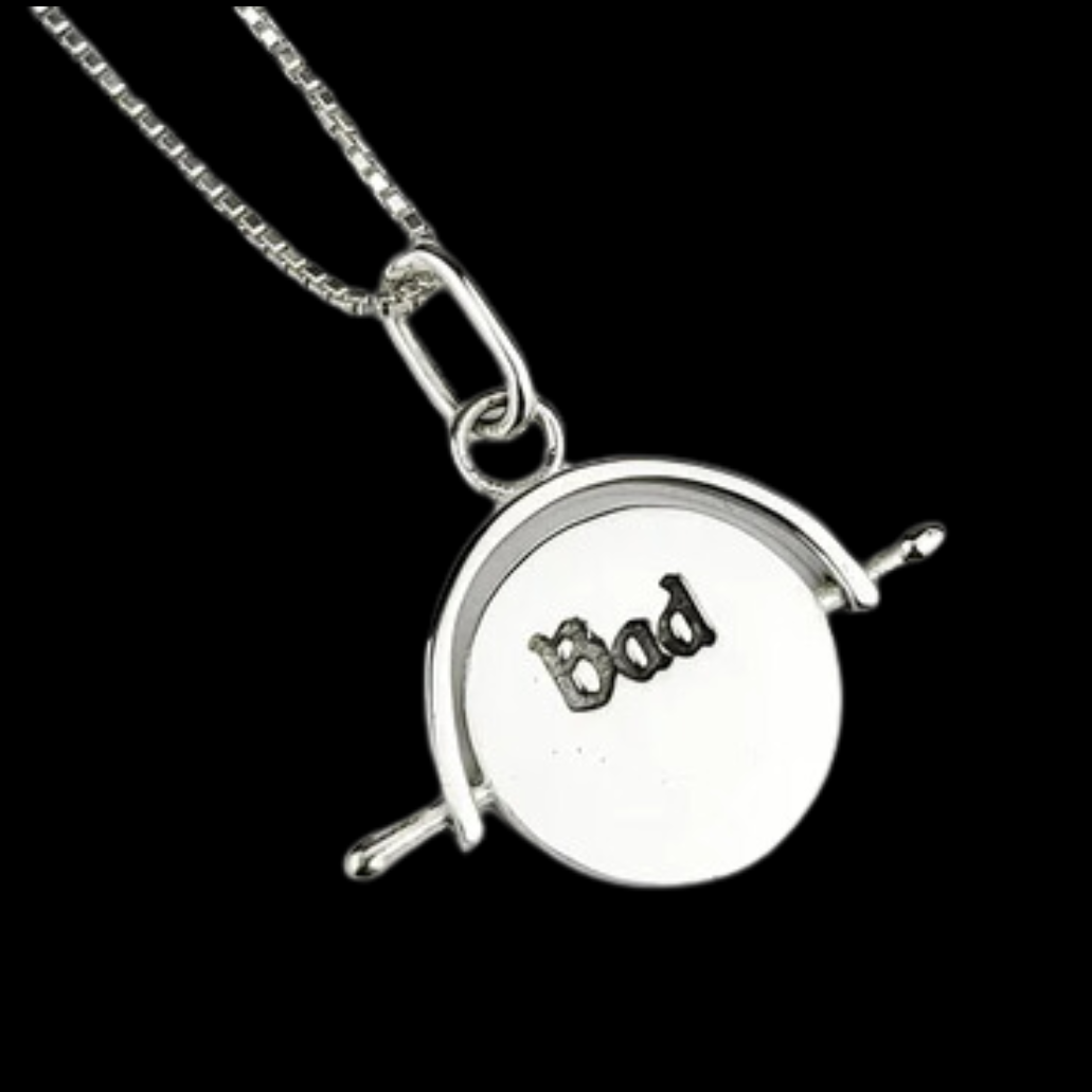 Bad Witch Fidget Spinner Pendant - Inchoo Bijoux