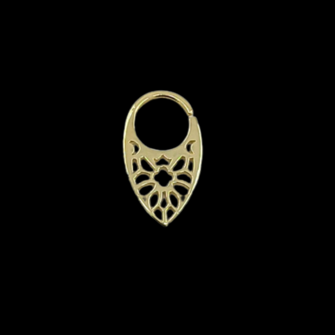 Stained Glass Moon Phase Septum - Gold Options