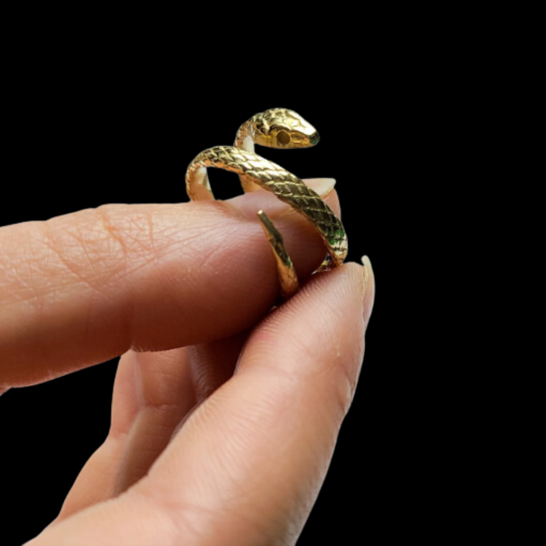 Snake Wrap Ring - Gold Options - Inchoo Bijoux