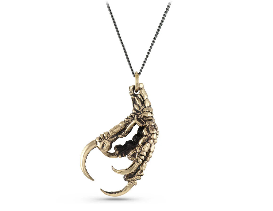 Collier - Crow Claw necklace - bronze