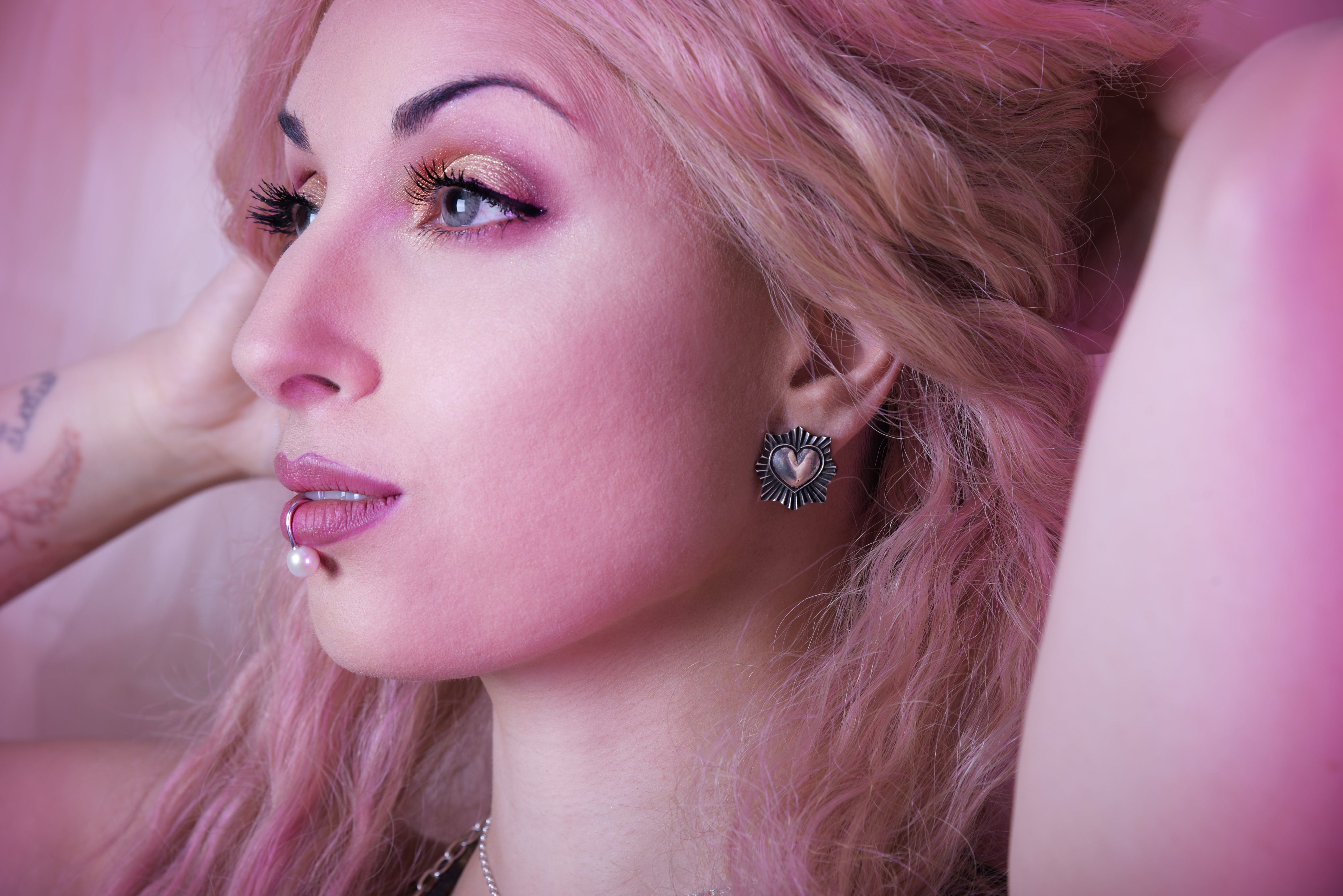 Pearl Fake Lip Ring - Inchoo Bijoux